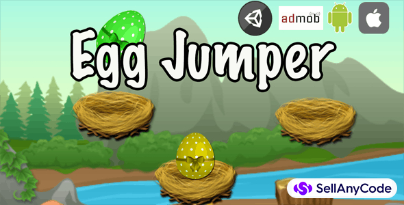 Egg Jumper Unity3D Android game + Admob integrated
