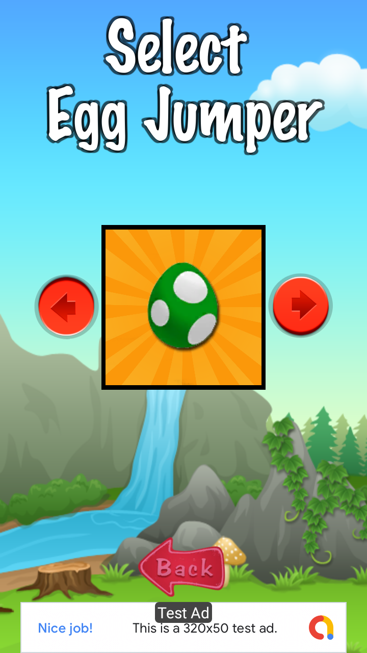 Egg Jumper Unity3D Android game + Admob integrated