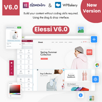 Elessi - Full License New Version WooCommerce v6.0.0 New Version AJAX WordPress Theme - RTL support