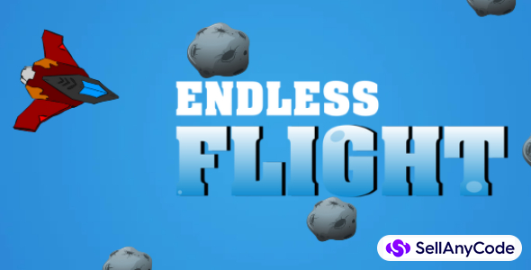 Endless Flight 2D Arcade Flying Game Source Code (Unity)