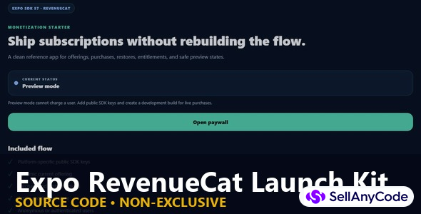Expo RevenueCat Launch Kit