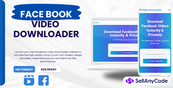 Facebook Tube- Reels & Videos Downloader Php Script