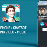 Fake Video Call. Fake Chat. Music.