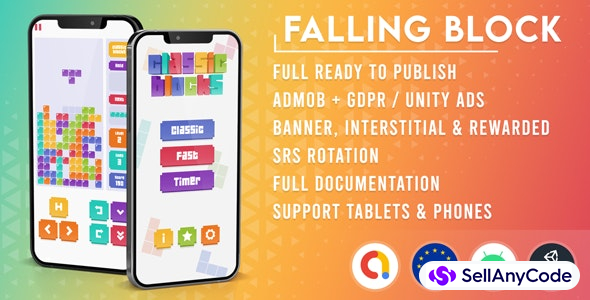 Falling Block Puzzle Source Code