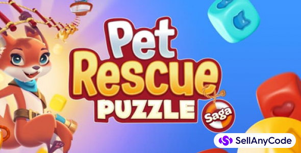 Farm Pet Rescue Game : Match 3 Puzzle Pet