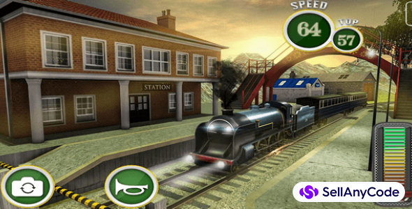 Fast Euro Train Driver Sim: Train Games 3D