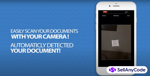 Fast PDF Document Scanner iOS Source Code