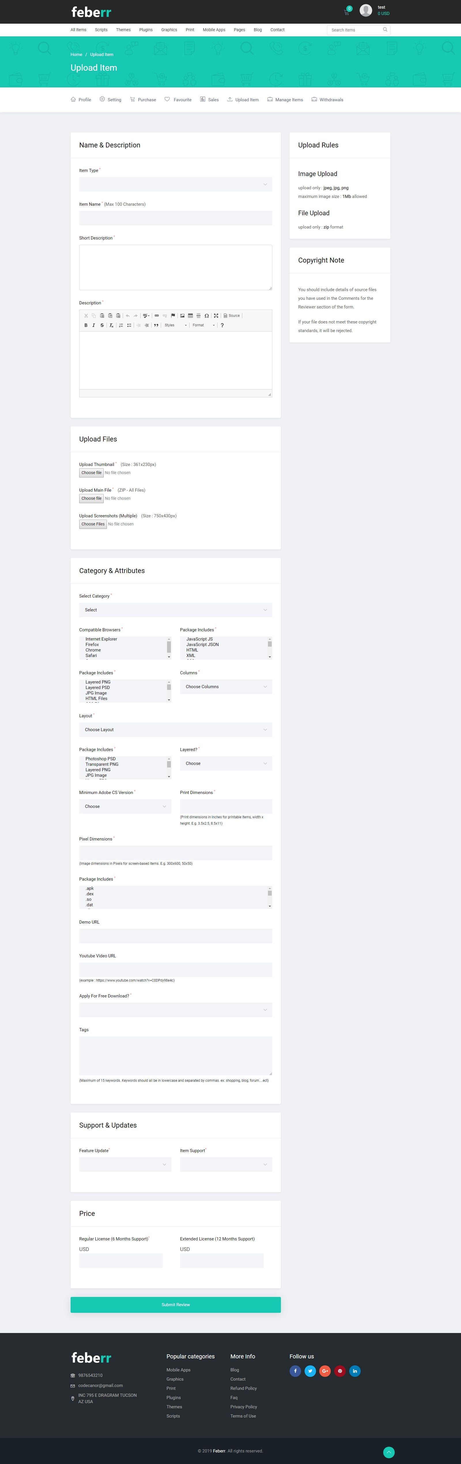 Feberr - Multivendor Digital Products Marketplace