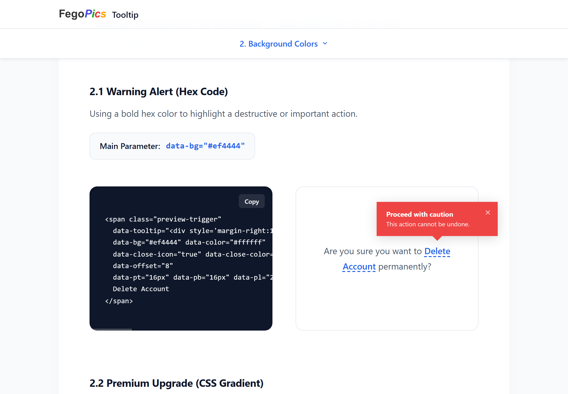 Fegopics Tooltip - Instant Tooltip Creator