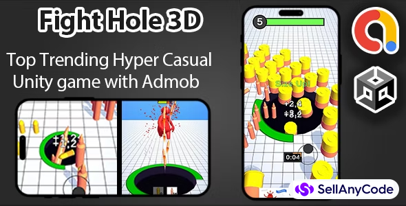 Fight Hole 3D - Unity Game | Admob