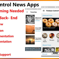 Firebase Control News App - Android Studio