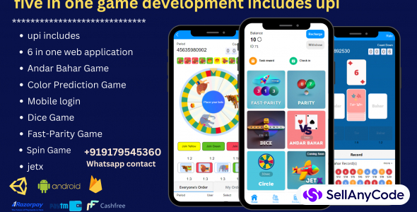 Five In One Game Development With Earn Money