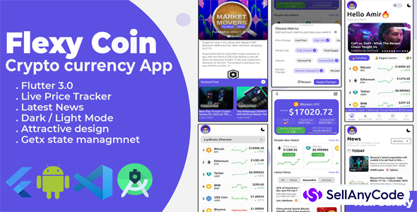 FlexyCoin - Cryptocurrency App