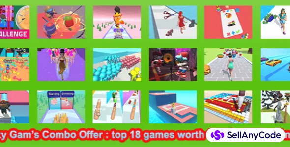 Flexy Gam’s Super Bundle Offer 18 TOP Trending Game Templates