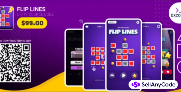 Flip Lines | Hypercasual Puzzle