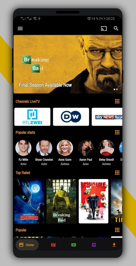 Flix App Movies - TV Series - Live TV Channels - TV Cast