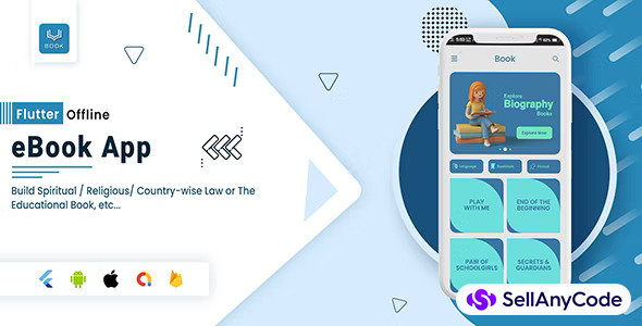 Flutter Offline eBook App