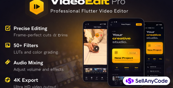 Flutter Video Editor Pro