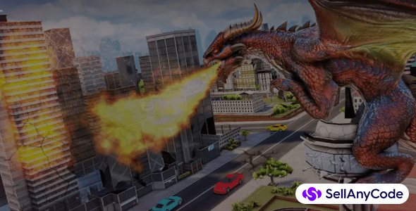 Flying Dragon City Attack : Dragon Simulator