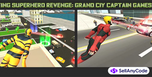 Flying Superhero Revenge: Grand City Captain Games