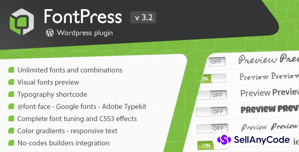 FontPress - Wordpress Font Manager