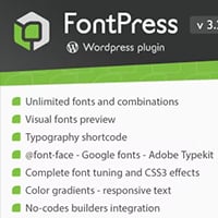 FontPress - Wordpress Font Manager