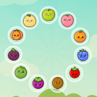 Fruit Merge Puzzle