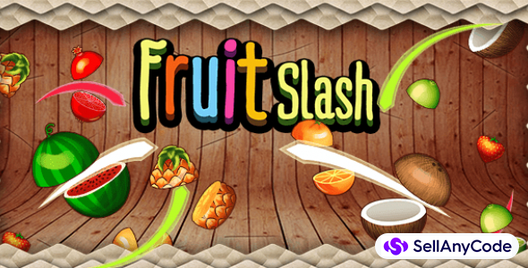 Fruit Slash complete game + 3D Classic Game Support Unity 2019