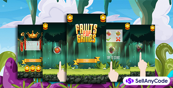 Fruits Games Pop Game Template