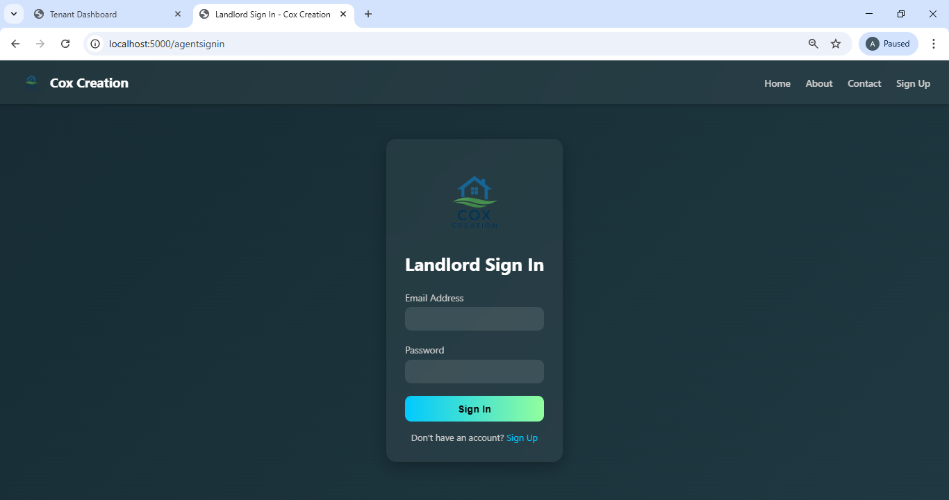 Full Stack Property Platform