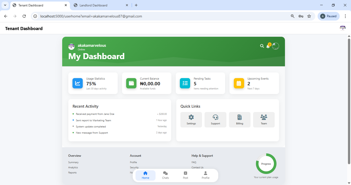 Full Stack Property Platform