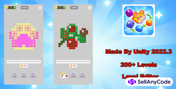 Gem Sort Master 200 Levels With Editor - Unity