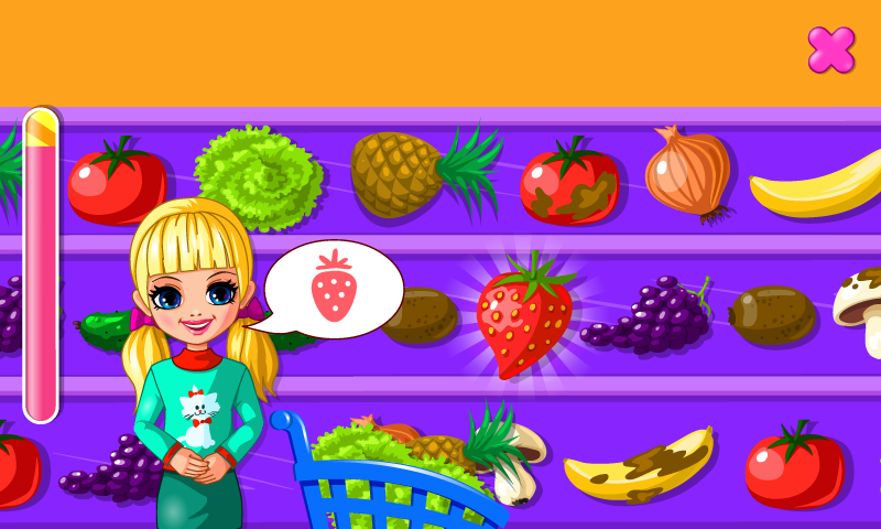 Girl Supermarket Shopping Mall