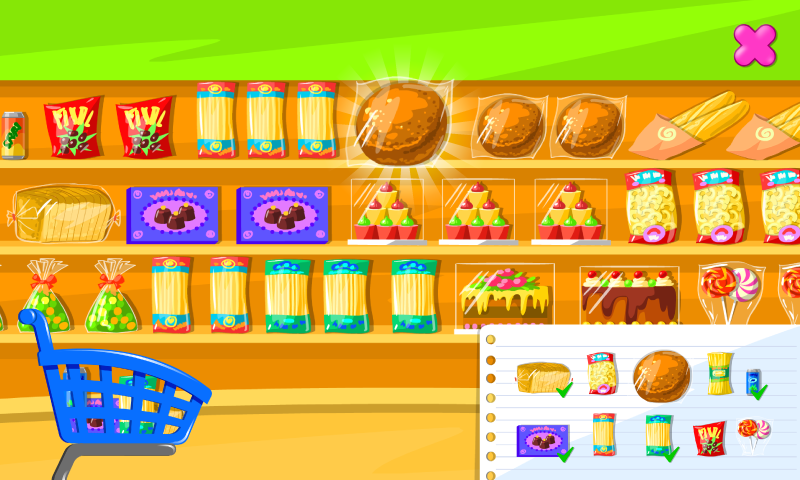 Girl Supermarket Shopping Mall