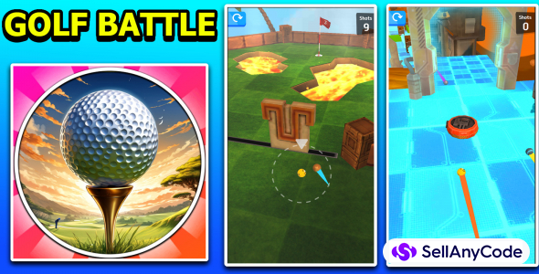 Golf Battle 3D Unity Game Source Code