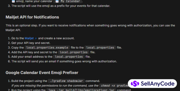 Google Calendar Event Emoji Prefixer