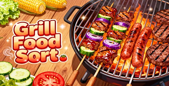 Grill Food Sort Puzzle Unity Source Code