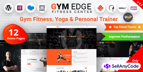 Gym Edge - Fitness WordPress Theme