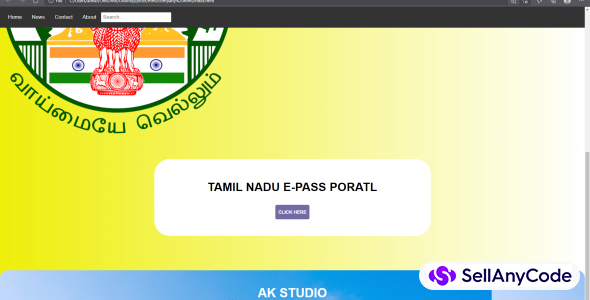 HTML e-pass (tamil nadu)