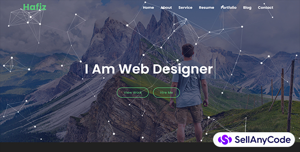 Hafiz Personal Portfolio HTML Template