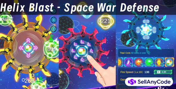 Helix Blast - Space War Defense [Unity 6000]