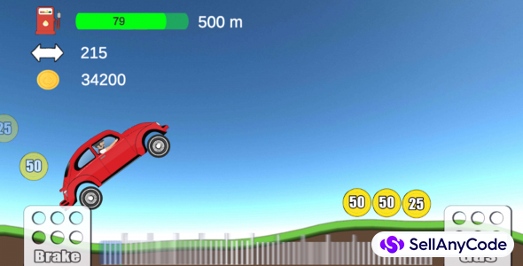 Hill Climb Racing With Admob & Unity Ads Support