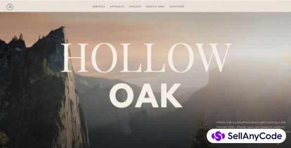 Hollow Oak Home Service Business Template