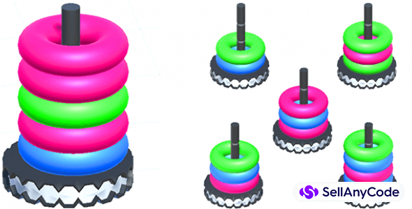 Hoop Stack 3D Puzzle