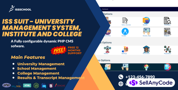 ISS Suit - University Management System, Institute And College