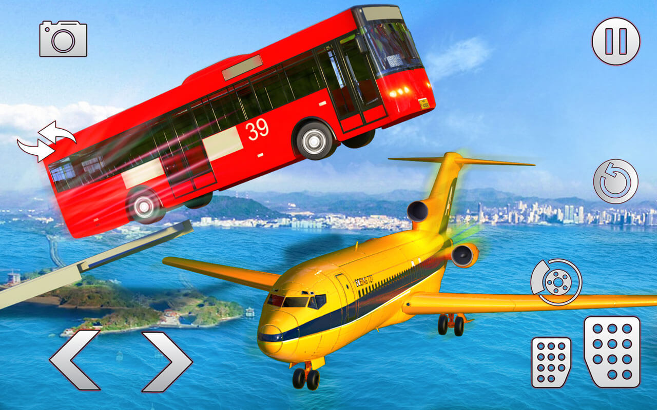 Impossible Advance Bus Driving Crazy Mega Stunt