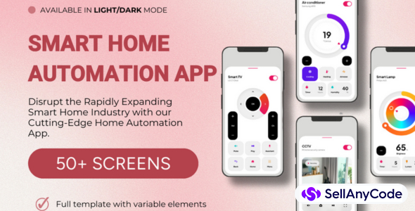 IoT & Smart Home Flutter Template App