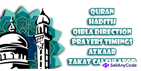 Islamic App - Quran App - Qibla Compass - Prayer Timings - Muslim App