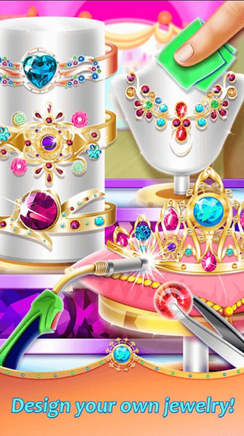 Jewelry Shop Games: Princess Design Source Code - SellAnyCode