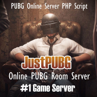 JustPUBG - Online PUBG Server PHP Script